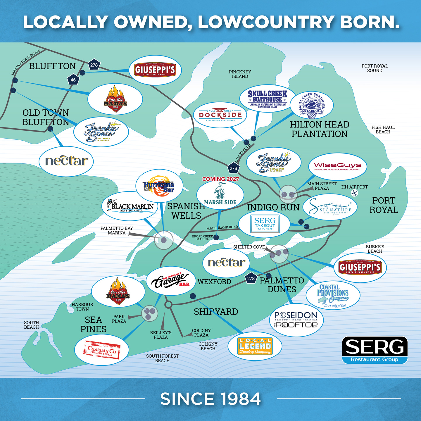 Interactive SERG Restaurant Map